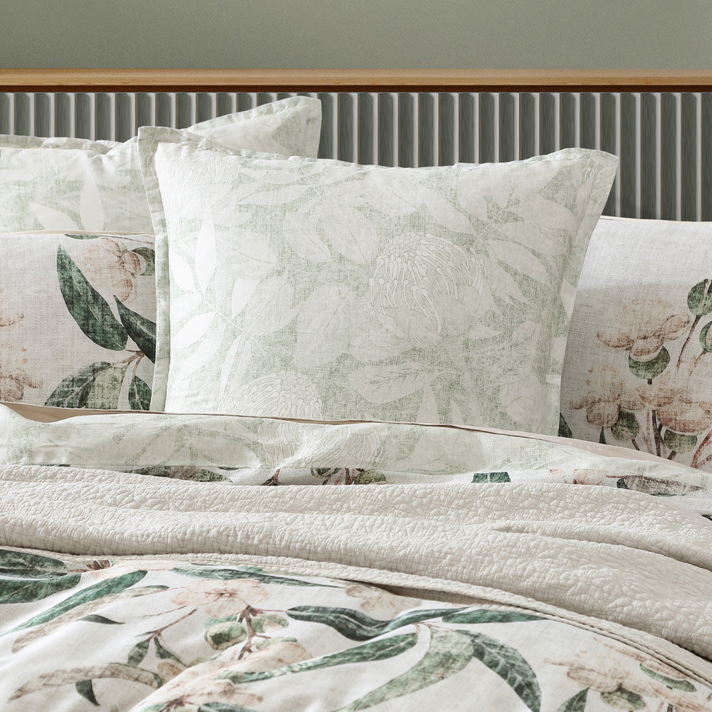 Leeton Australian Eucalyptus Queen - Size Quilt Cover Set