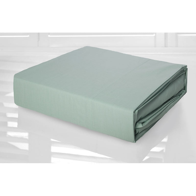 High - Quality Frost Green 225TC Easy - Maintain Percale Sheet Set for King - Sized Bed