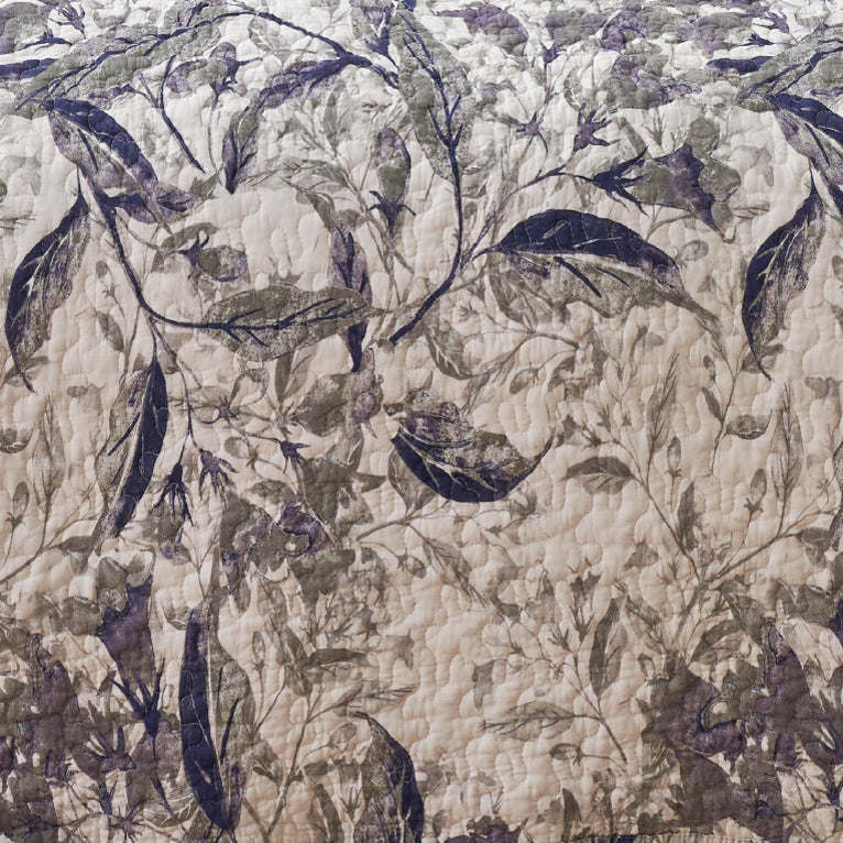 European Pillowcase with Calming Forest Dreams Floral Design