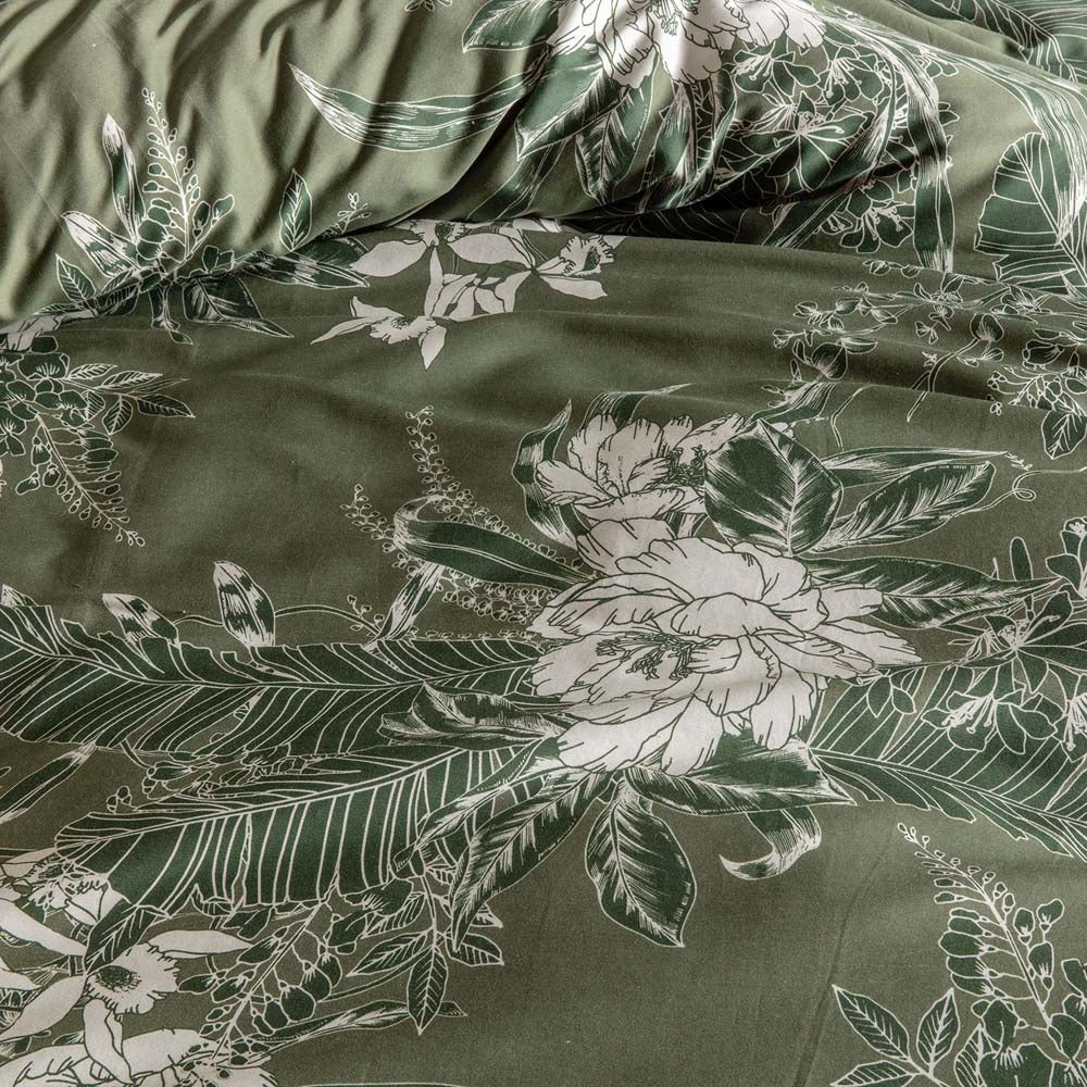 KAS Super King Size Ivy Multi - Pattern Quilt Cover Set