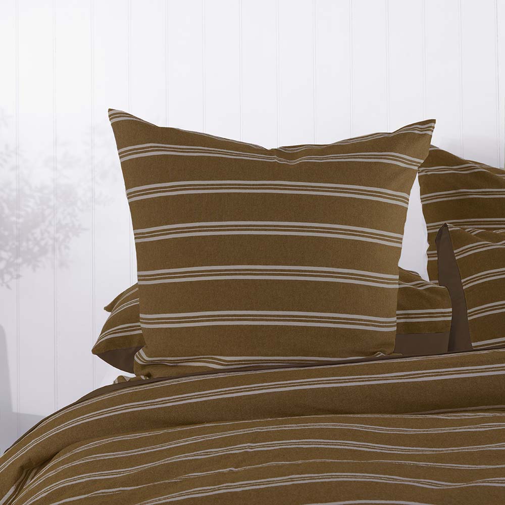 Soft Pre - washed Tobacco - colored Jasper European Pillowcase