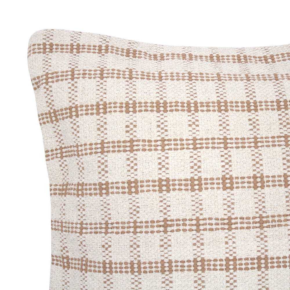 Square Filled Decorative Cushion in Merle Fawn Color