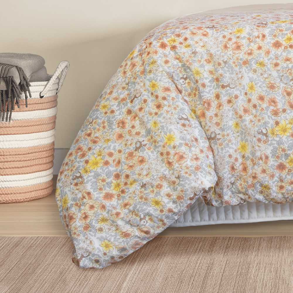 Double Bed Jelly Bean Kids Flora Pink Quilt Cover Set for a Charming Bedroom Decor