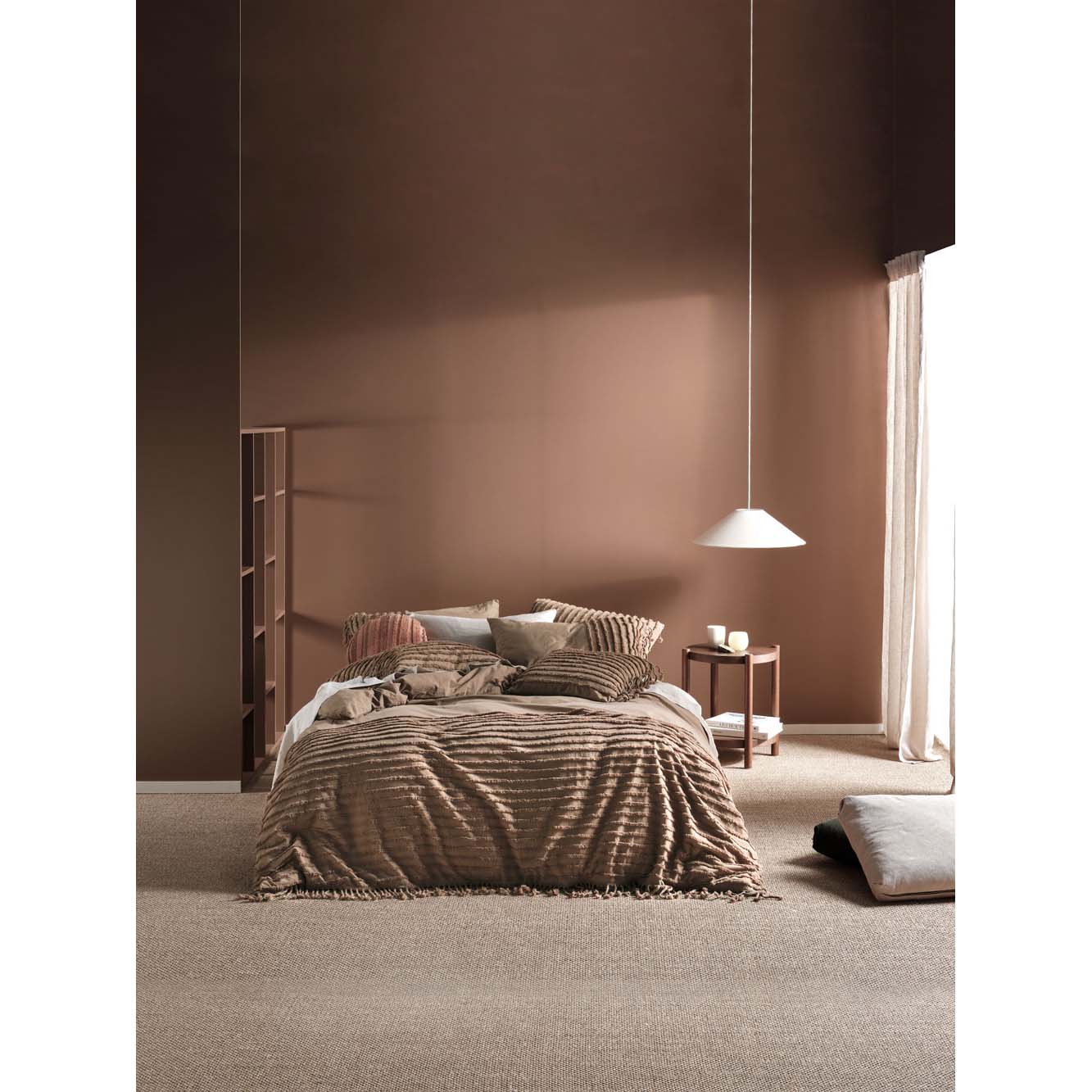 Linen House Dunaway Timber Queen Size Bed Quilt Cover Set - A Luxurious Bedding Collection