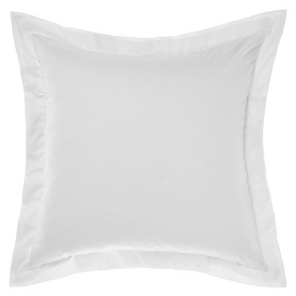 High - Quality 100% Cotton 500 Thread Count Augusta White European - Style Pillowcase for Beds