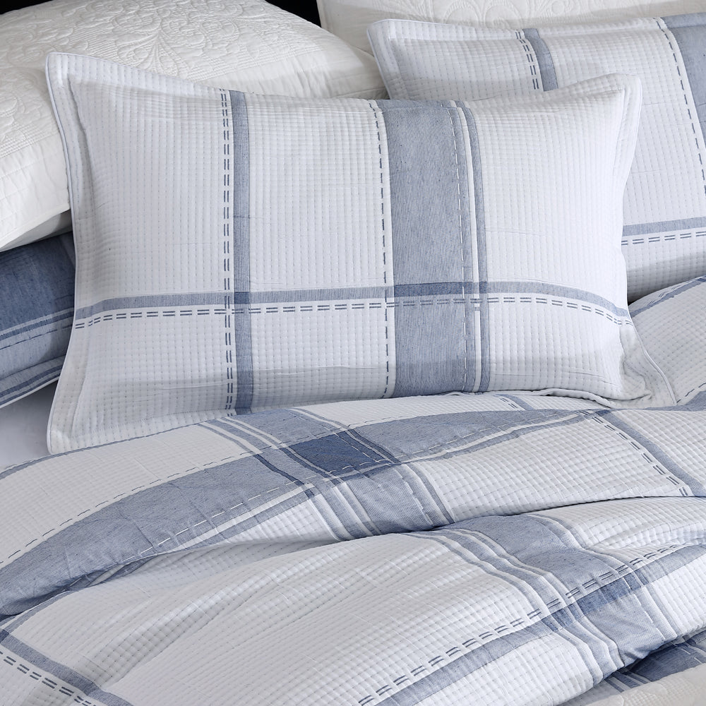 Cannon Super King White Quilt Cover Set with Timeless Design