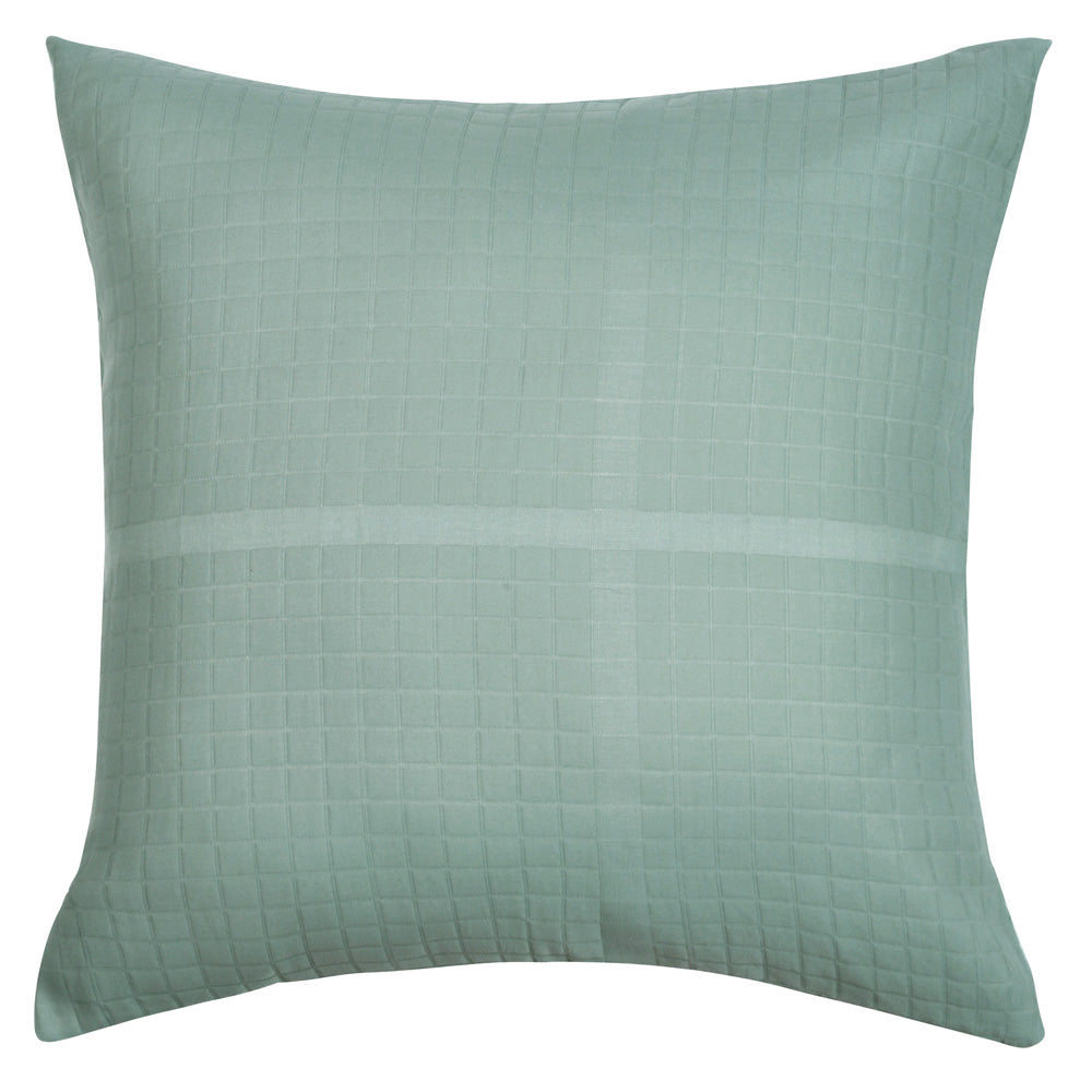 European-Sized Bianca Jasper Green Decorative Pillowcase for Modern Interiors