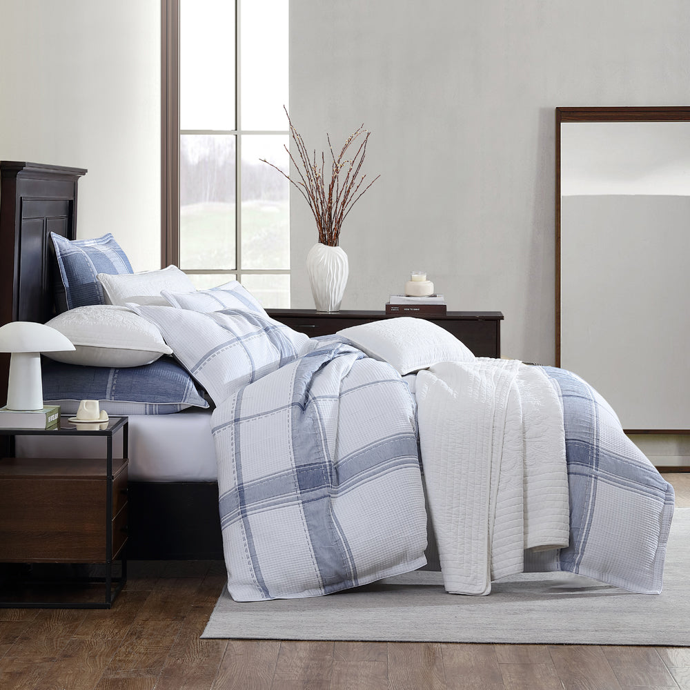 Cannon Super King White Quilt Cover Set with Timeless Design