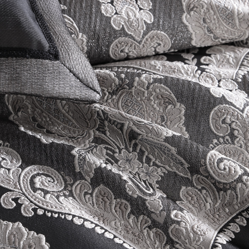Emerson Granite Luxury Quilt Cover Set for Queen Size Bed