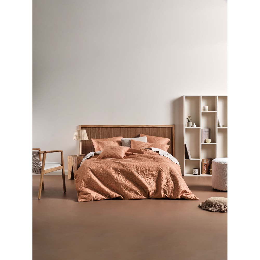 Isadora Brandy Super King Size Quilt Cover Set for Bedroom Decor | Vintage Safari Glam Style