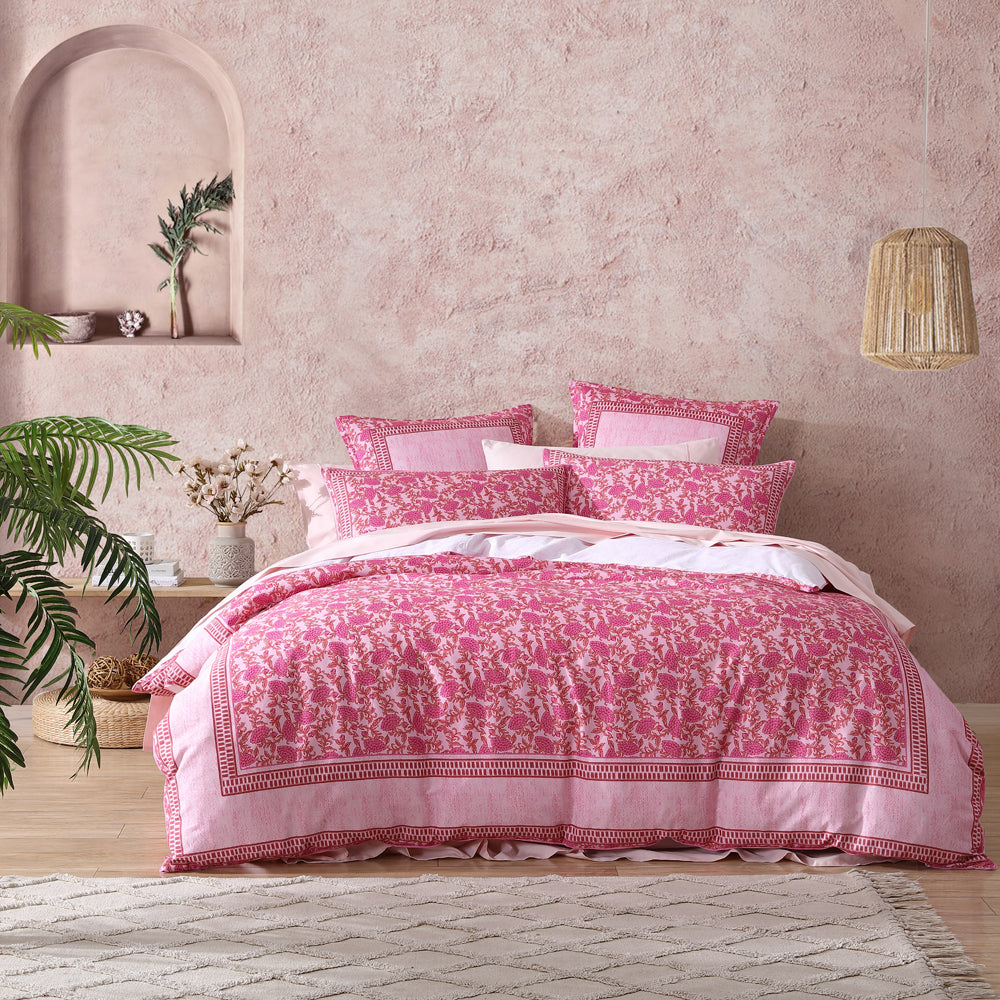 Gatika Queen - Sized Bed Quilt Cover Set for Bohemian - Inspired Bedrooms
