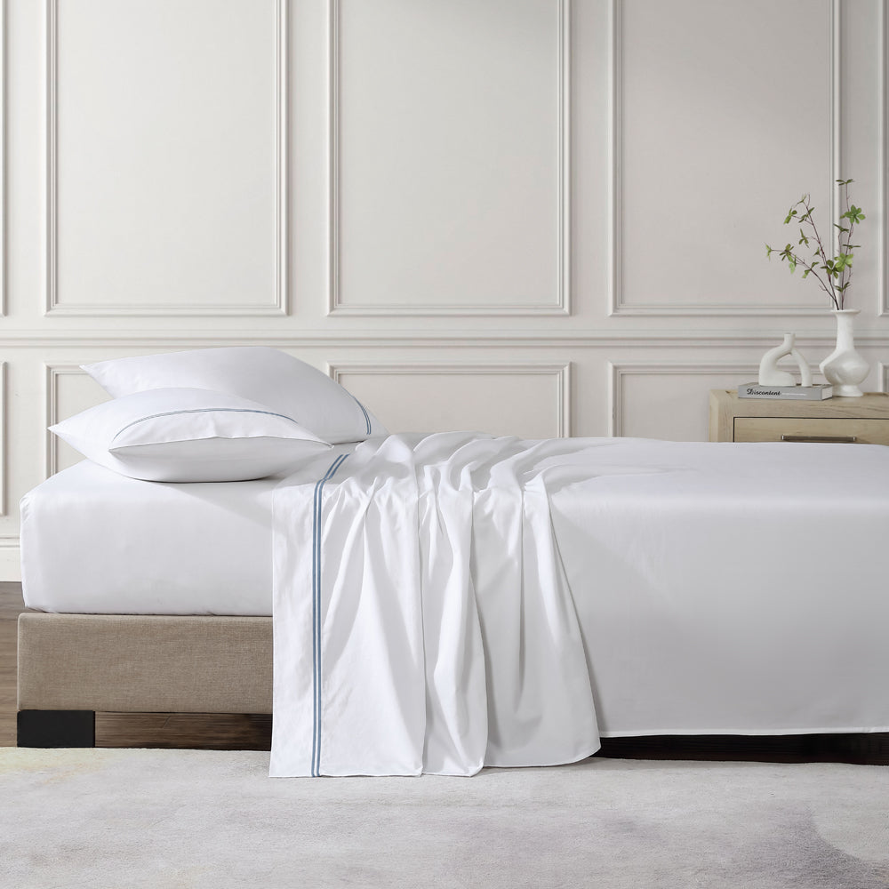 Super King 50cm Santiago Steel Luxury Cotton Sheet Set
