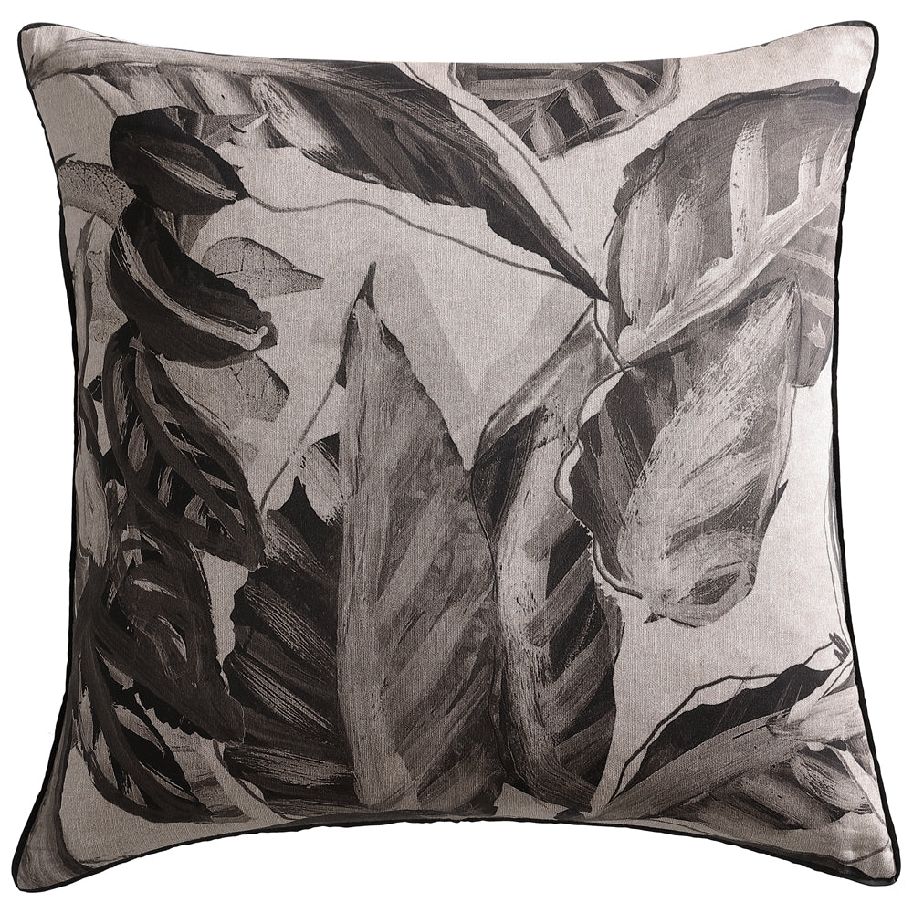 Logan and Mason's European-Style Black Elio Pillowcase for Bedrooms