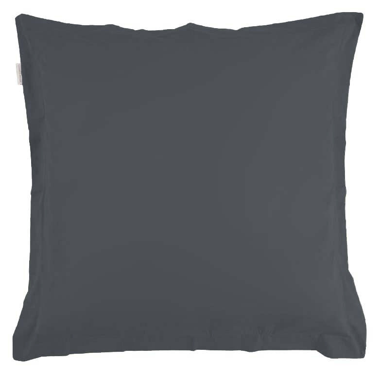 High - Quality 300TC Charcoal Cotton Percale European - Style Pillowcase for Bed