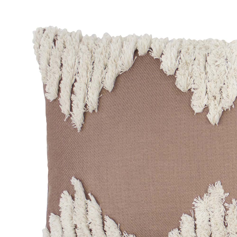 Gibson Woodrose Long Cotton-Filled Tufted Decorative Cushion