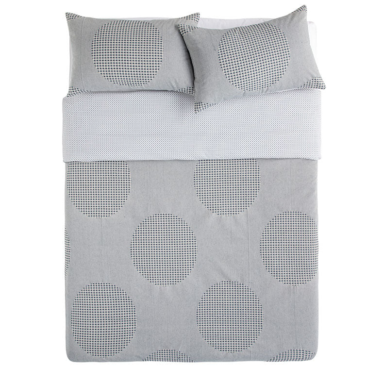 King Size Sitra Denim-style Quilt Cover Set for Bedrooms