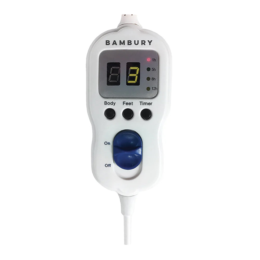 Bambury's Luxury Long Single Right-Side Premium Electric Blanket