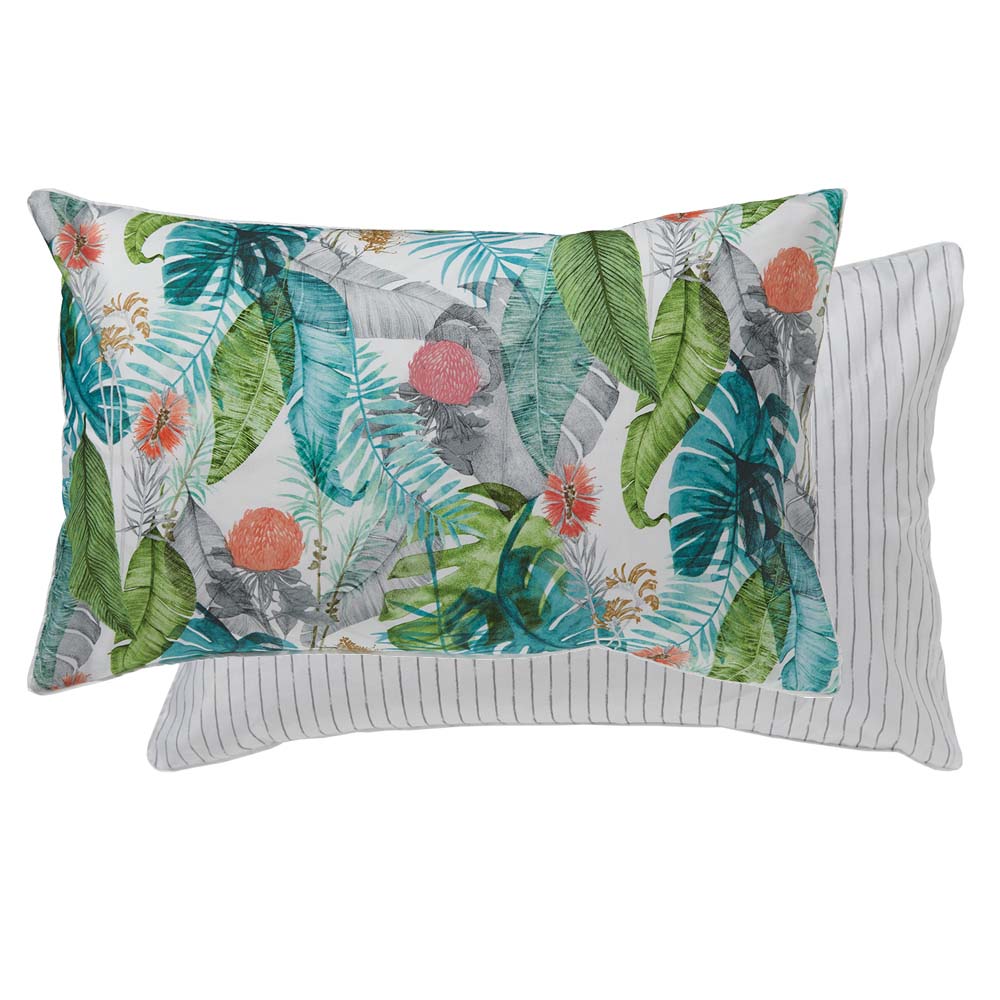 Wildflower Native Style Quilt Cover Set for Queen Size Bed