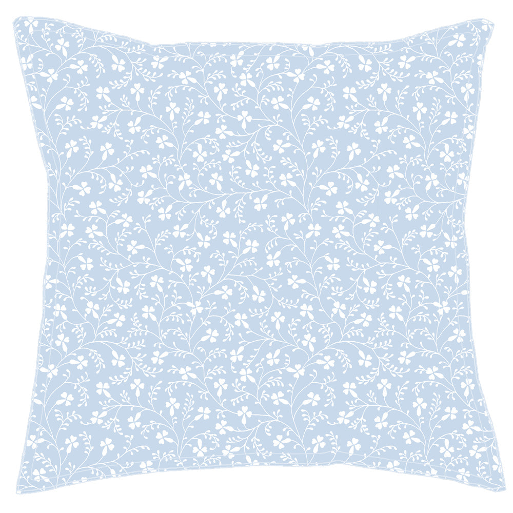 Laura Ashley Campion European-style Sky Blue Decorative Pillowcase for Bed