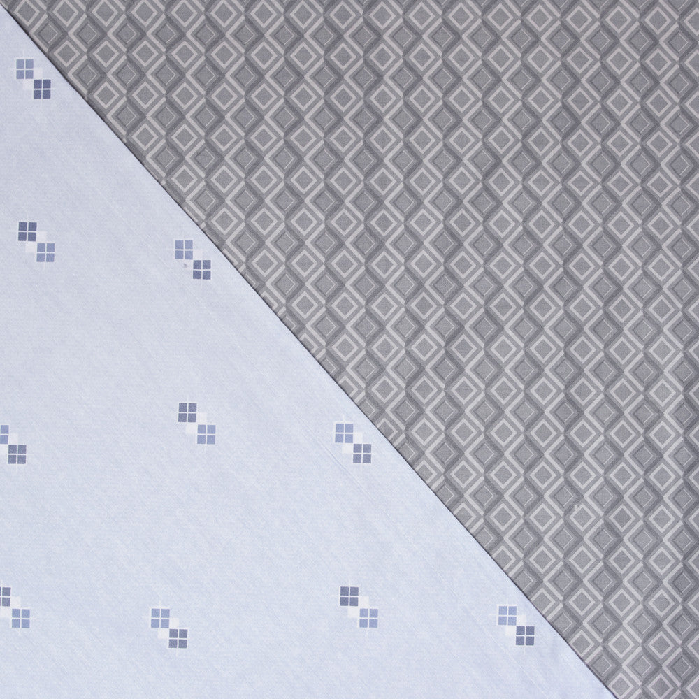 Samm Soft Muted Grey Quilt Cover Set for King - Sized Bed