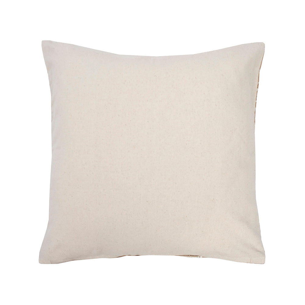 Bambury Marion Latte-colored Square Decorative Filled Pillow Cushion
