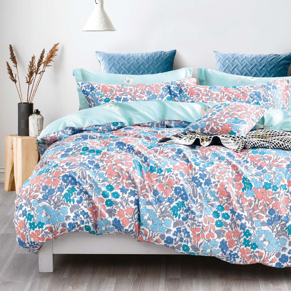 Isabelle Multi Queen - Size Quilt Cover Set for Girls' Bedroom