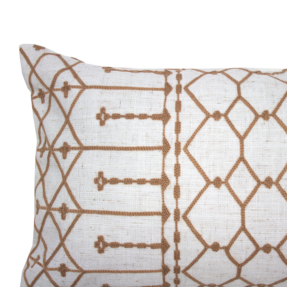 Gilbert Butterscotch Long-Stuffed Decorative Cushion for Home