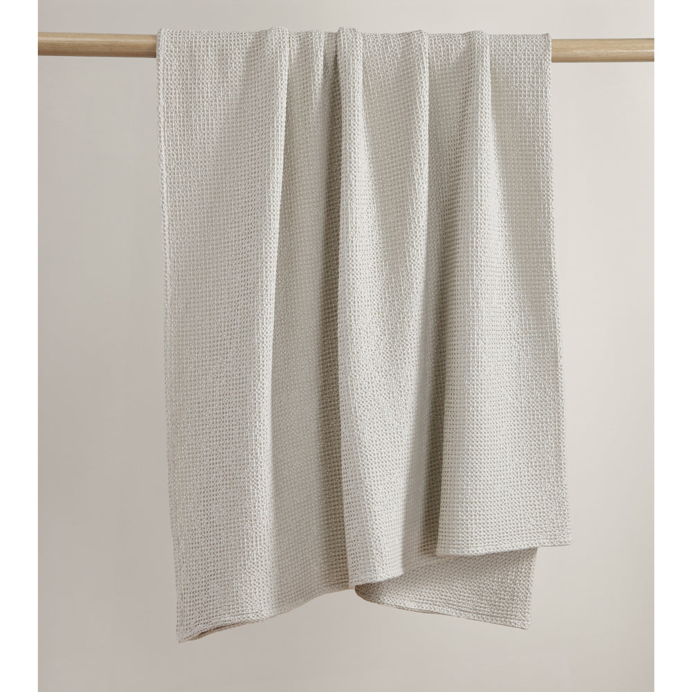 Stylish Stone Urban Waffle Blanket for Queen or King Beds