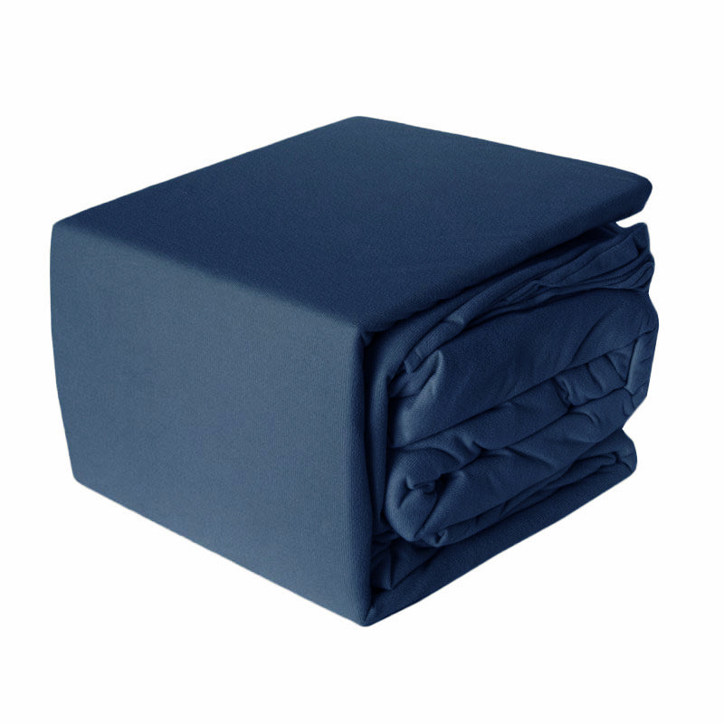 King Size Ramesses Micro Flannel Denim Sheet Set for Cozy Nights