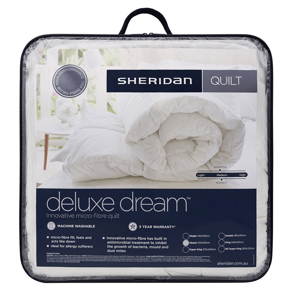 King Size 250GSM Deluxe Comfort Dream Quilt Doona