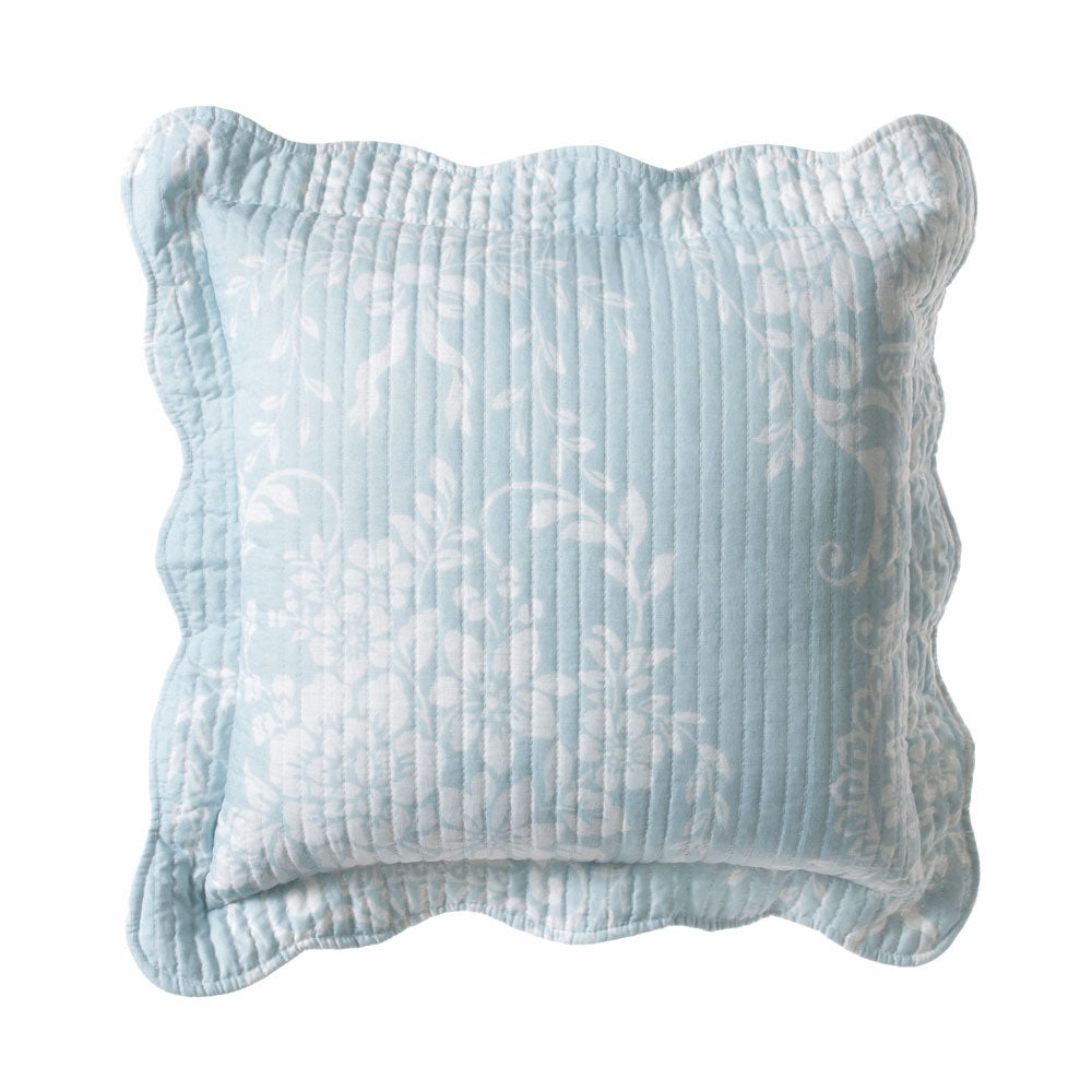 Exquisite Florence Blue Filled Square Decorative Cushion