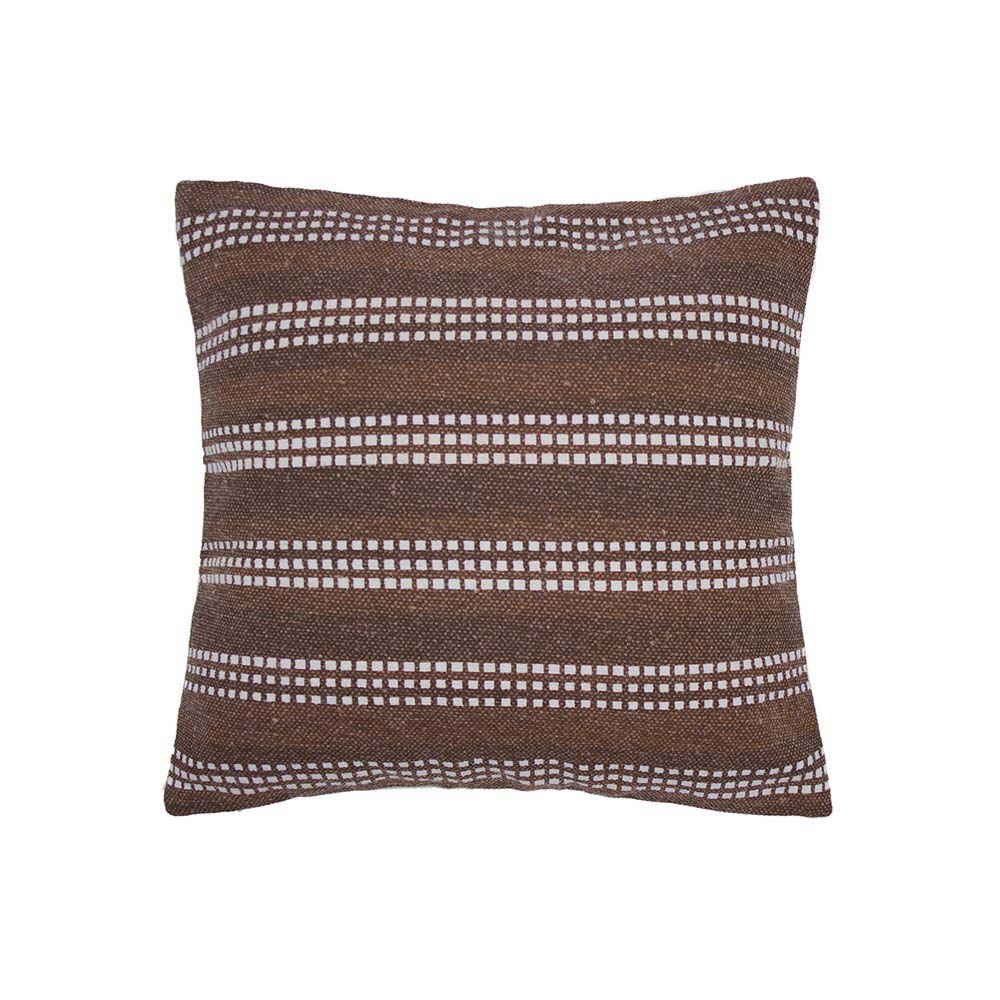 Stanley Chilli Stylish Square-Printed Filled Cushion for Bed and Sofa