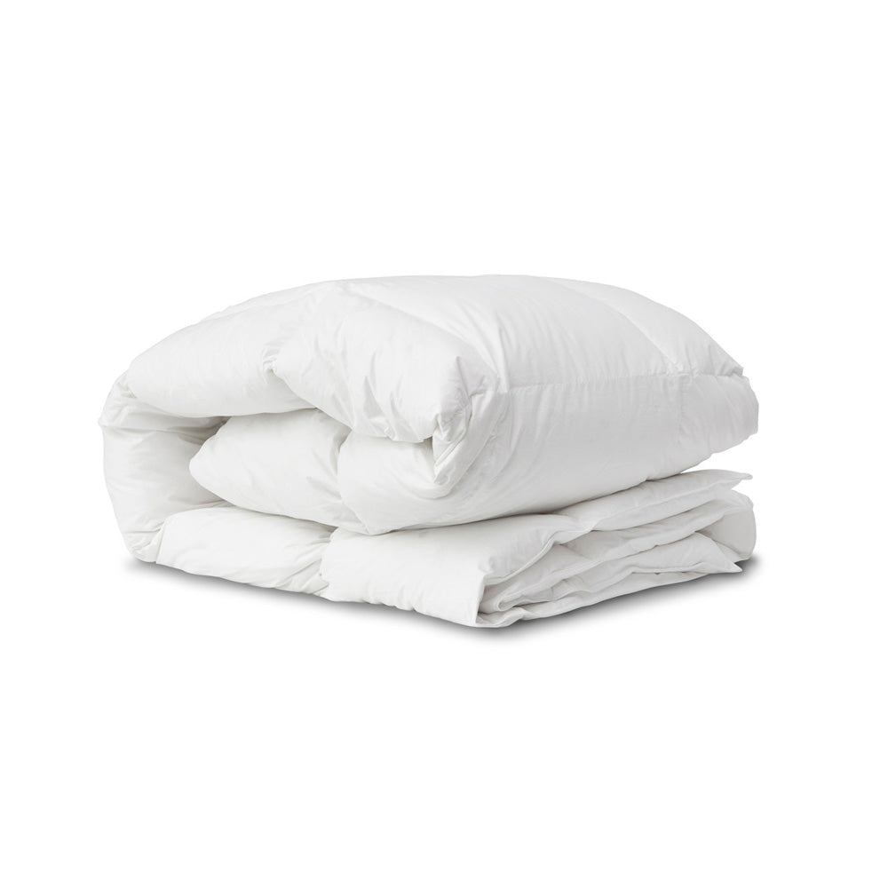 Luxurious Hungarian 90/10 Goose Down & Feather Queen-Size Quilt for Ultimate Comfort