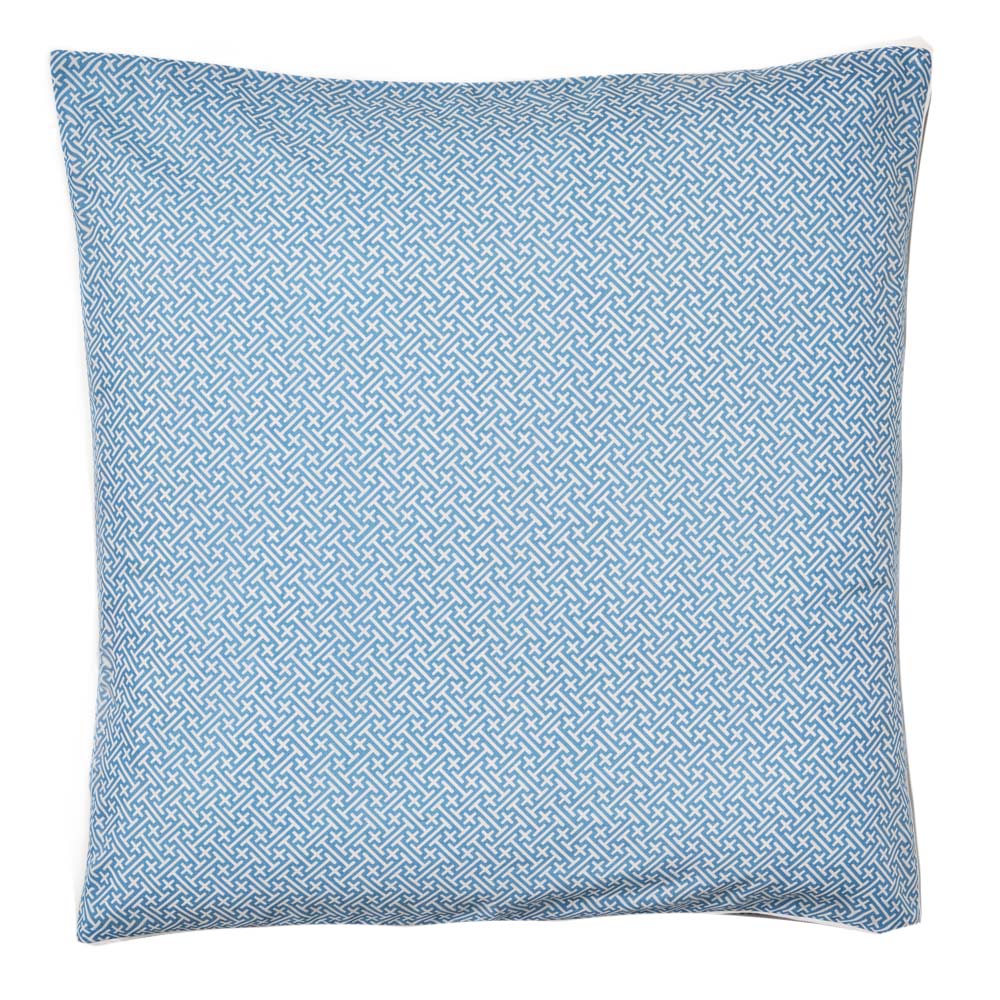Kaiya Blue European-style Decorative Pillowcase for Enhanced Bedroom Aesthetics