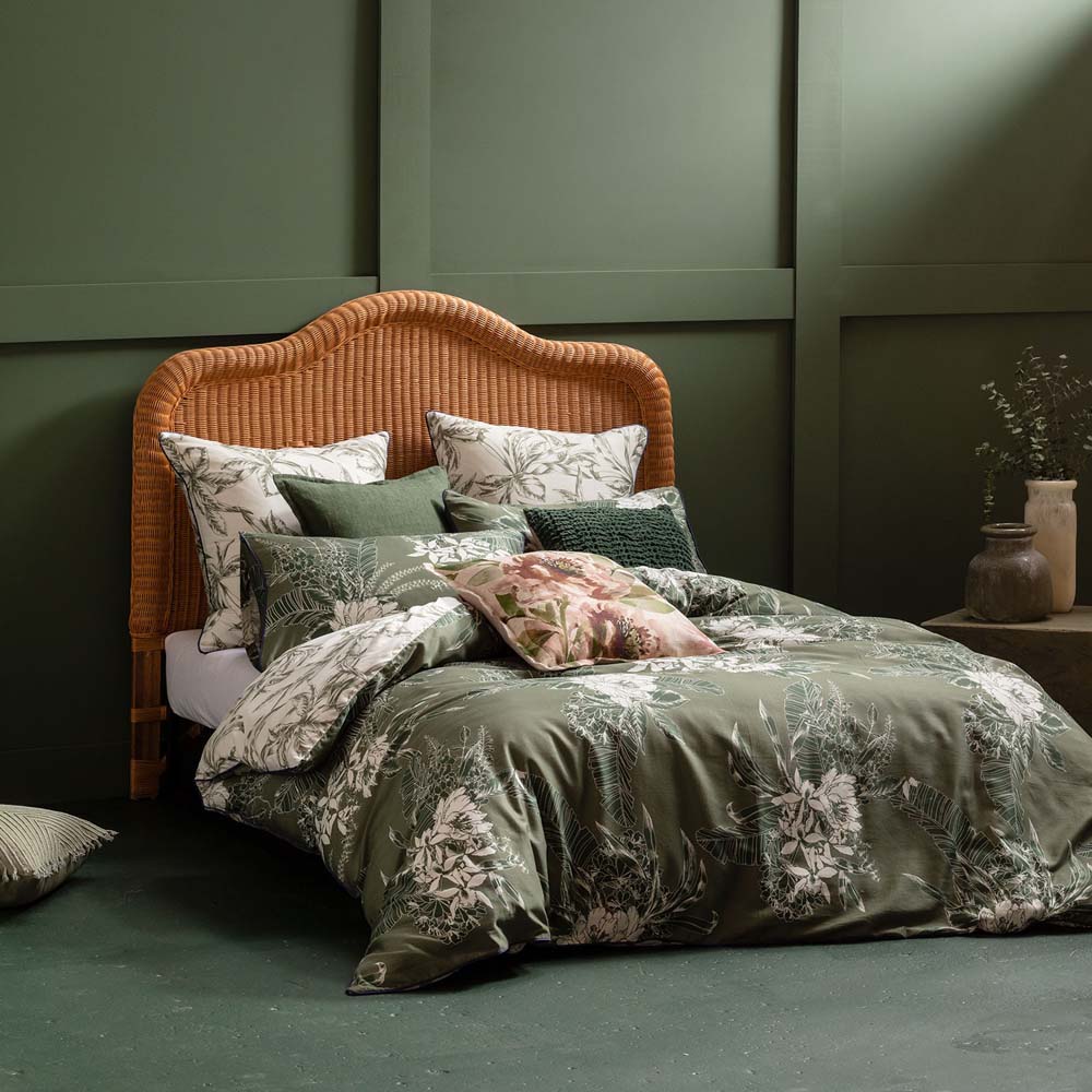 KAS Super King Size Ivy Multi - Pattern Quilt Cover Set