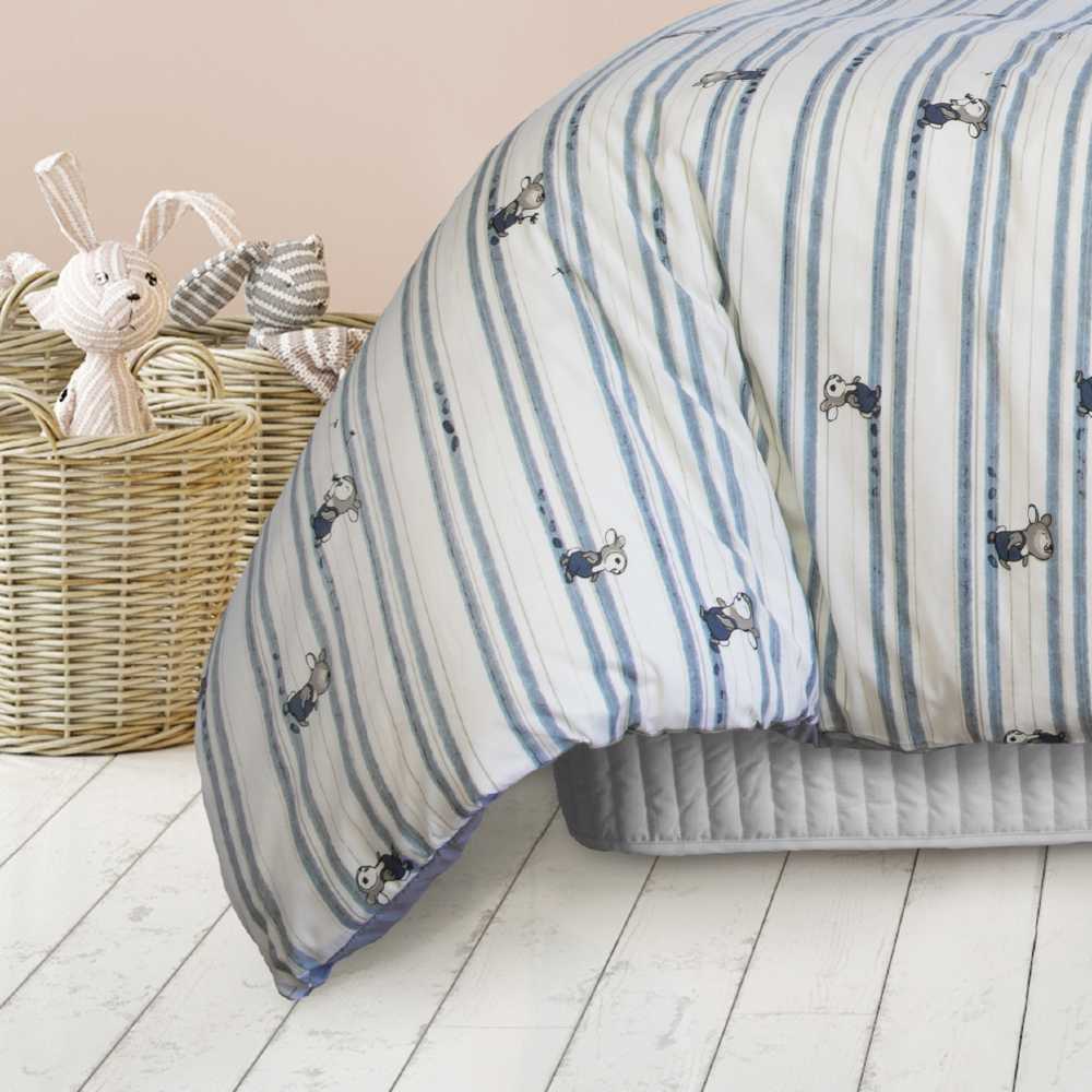 Double Bed Logan Denim Playful Quilt Cover Set
