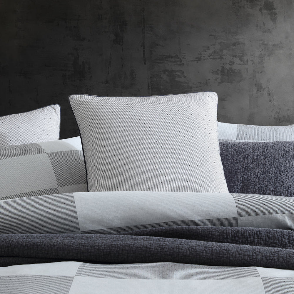High - Quality Region Grey Quilt Cover Set for Queen - Sized Bed