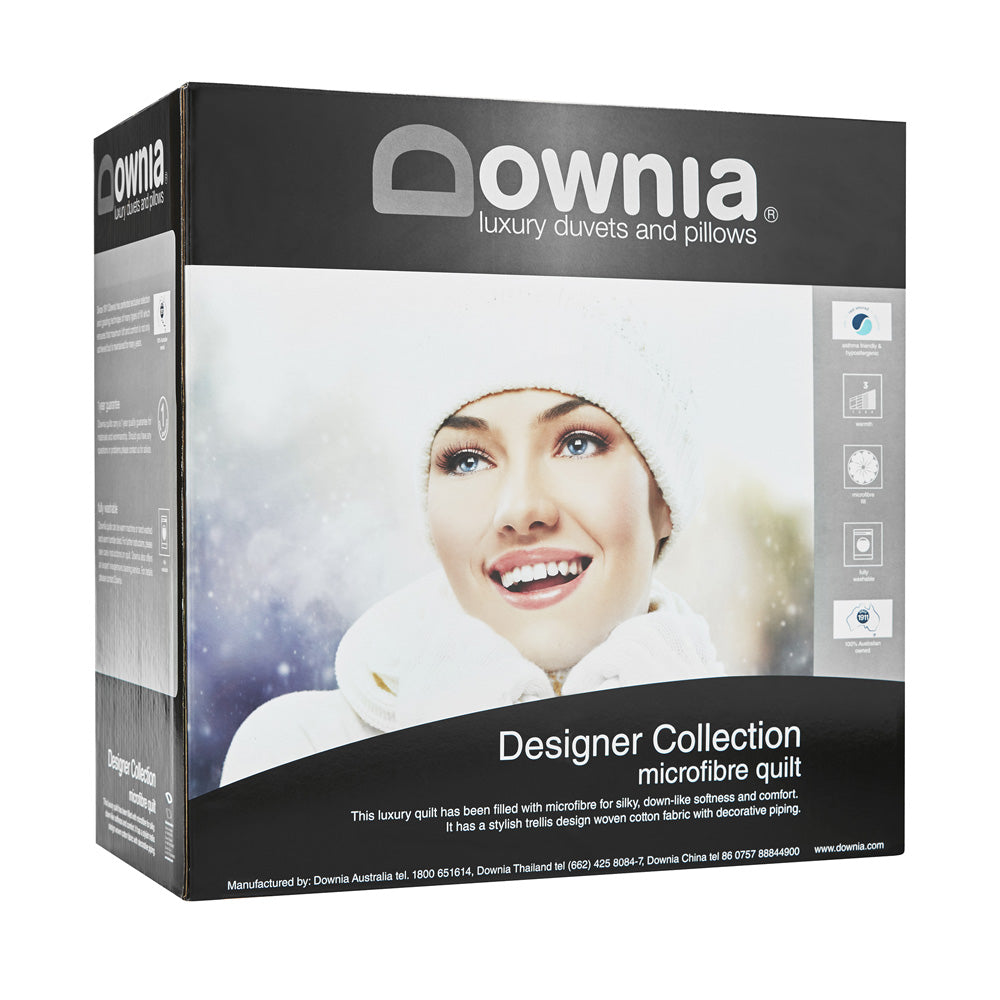 Designer Collection Luxury Microfibre Quilt / Doona for King-Sized Bed