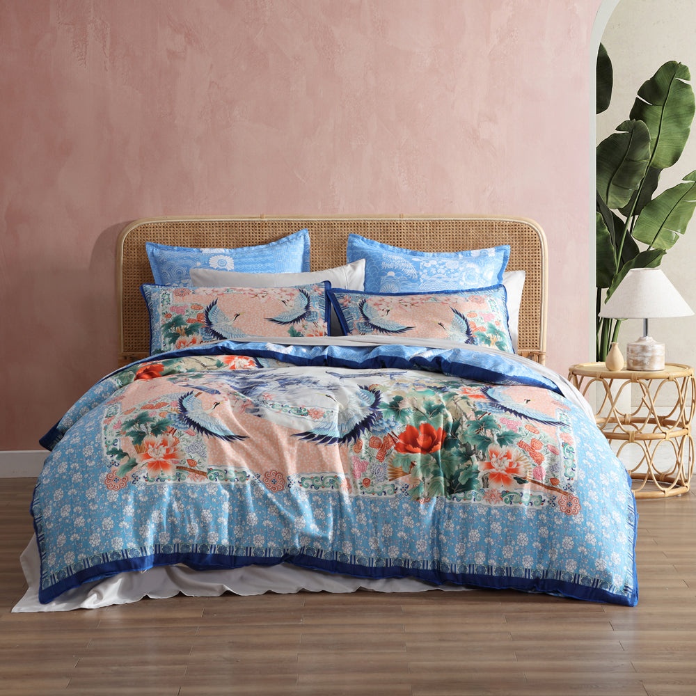 Hyami Super King Quilt Cover Set: A Blend of Elegance and Tradition