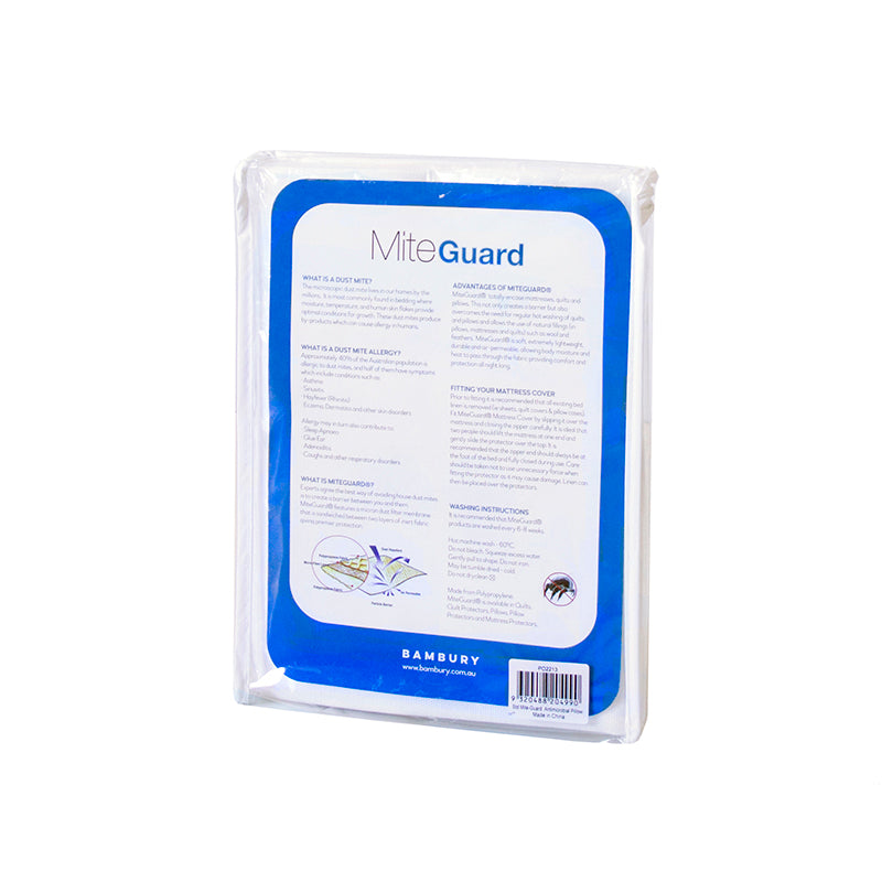 Premium MiteGuard Protection Cot Pillow Protector for Enhanced Comfort