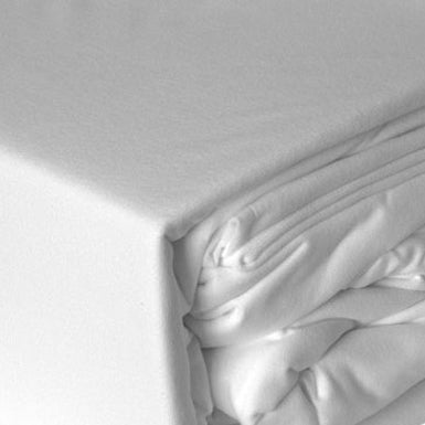 High - Quality Micro Flannel White Bed Sheet Set for Double Beds