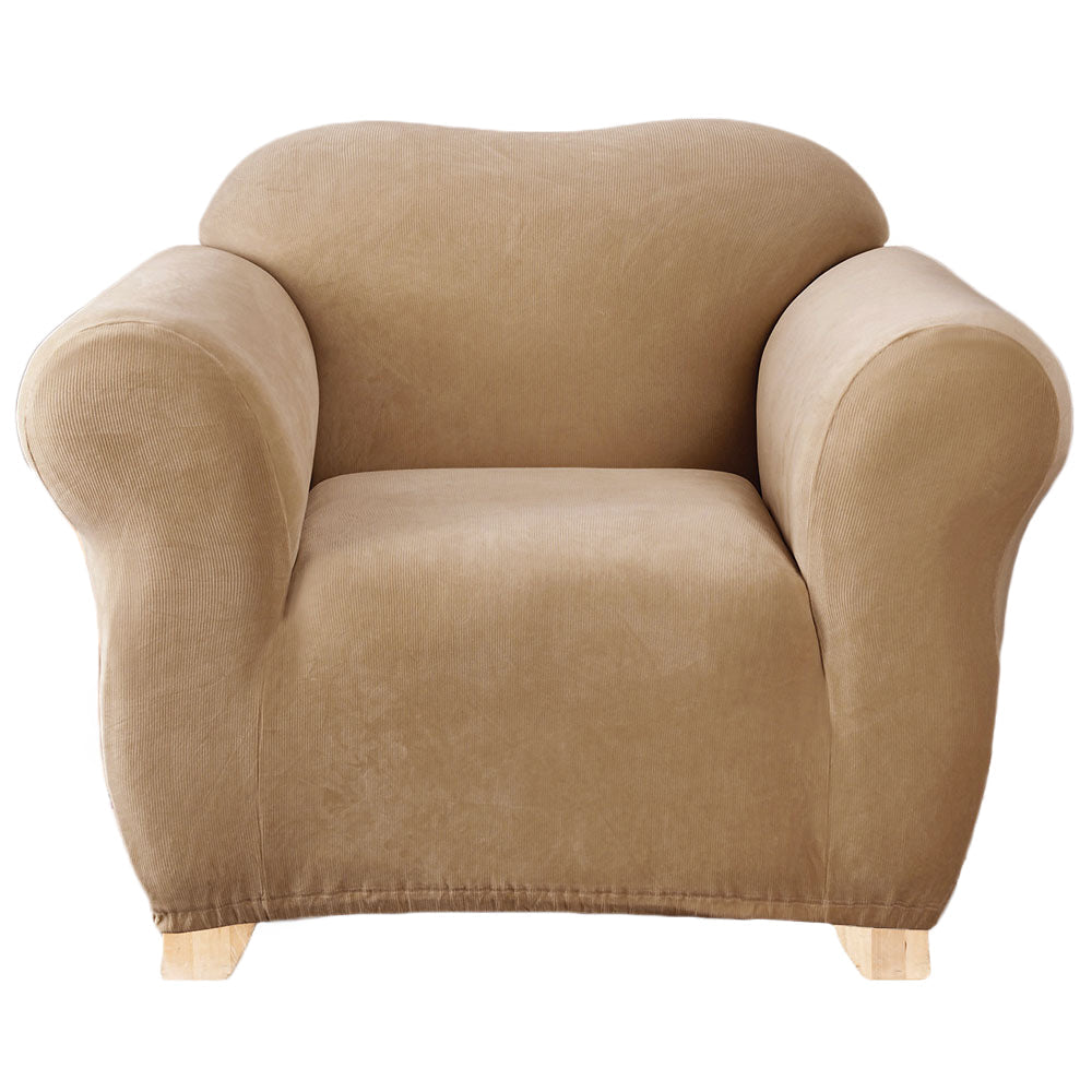 Pearson Dark Flax Stretch 1 Seater Sofa Cover for a Fresh Look
