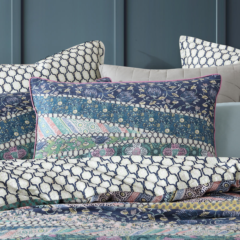Super King Logan and Mason Rumi Bohemian Quilt Cover Set