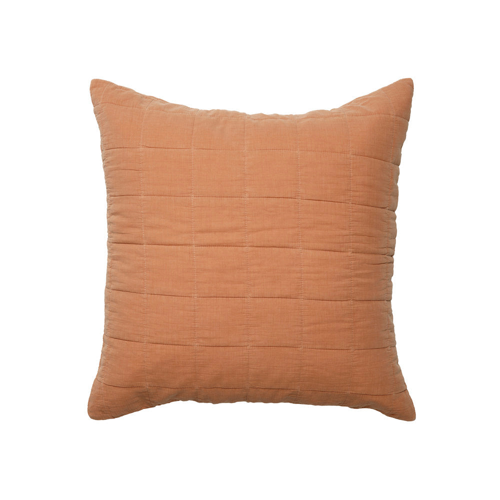 Geraldton Cinnamon Decorative Square Filled Cushion for Bedroom Decoration