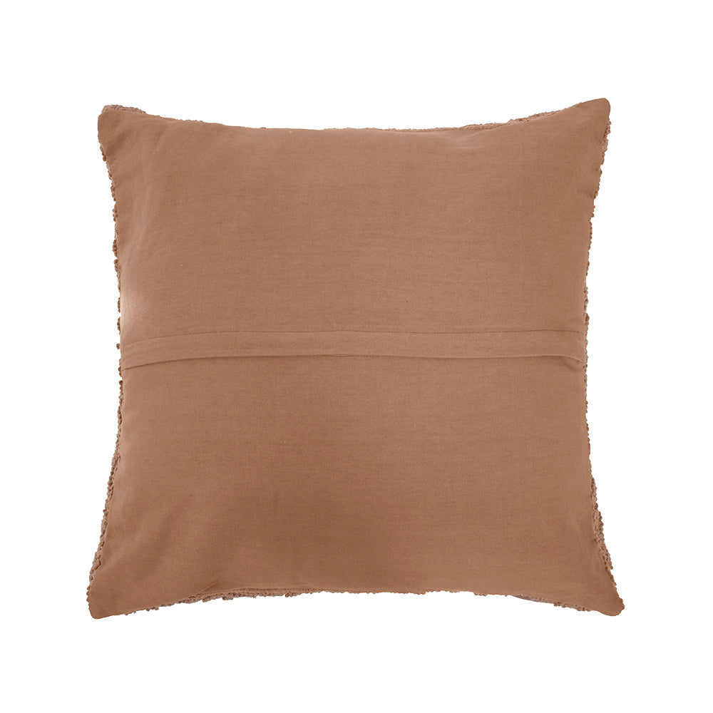 Bambury Sennet Fawn Square Decorative Filled Cushion for Couch and Bed