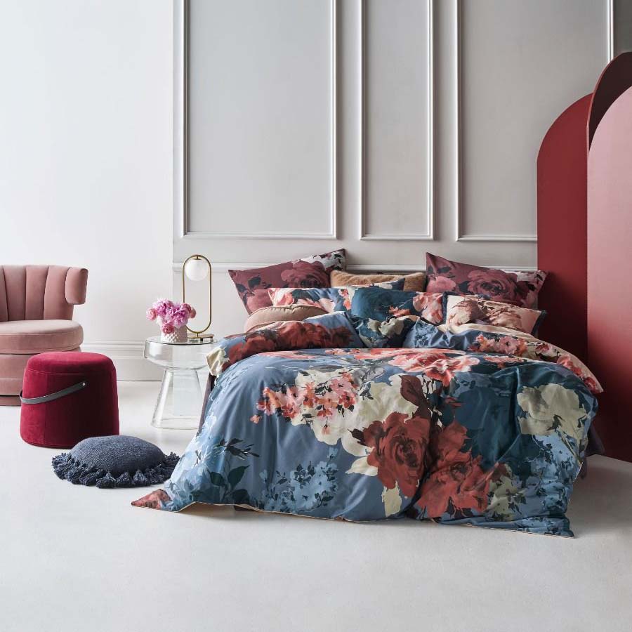 Linen House Queen - Sized Primrose Multi - Pattern Quilt Cover Set