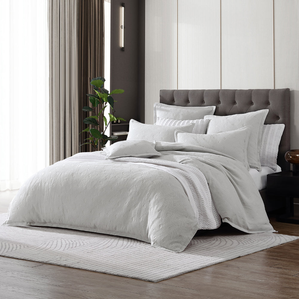 Super King Size Nara Stone Quilt Cover Set from Private Collection
