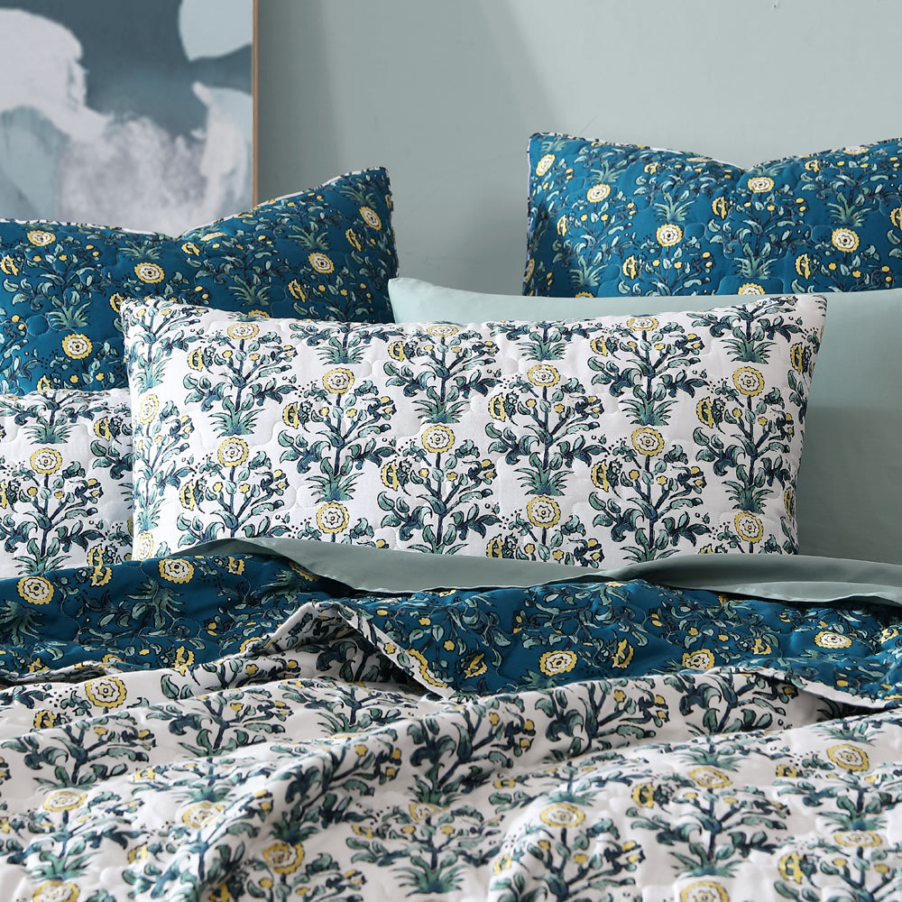 Bohemian-Inspired Serendipity Coverlet for Queen or King Size Beds