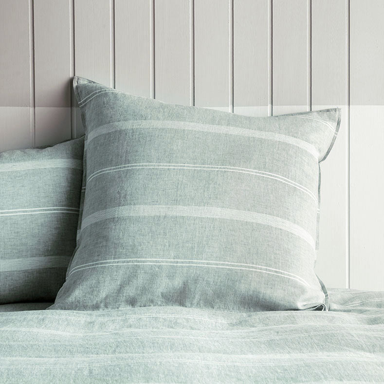 Balmoral Sage European-style Decorative Pillowcase Made of Linen and Cotton Blend