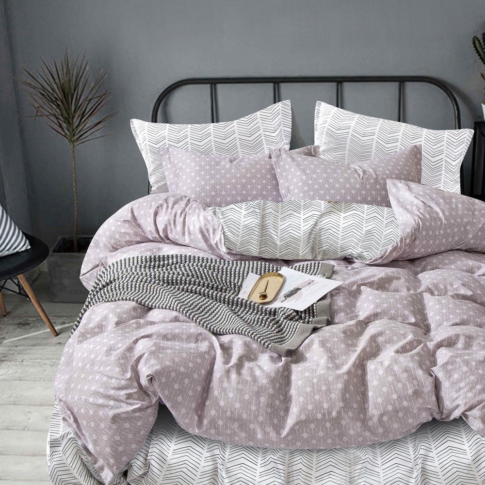 Lilly Queen - Sized Bed Quilt Cover Set for a Serene Bedroom Ambiance